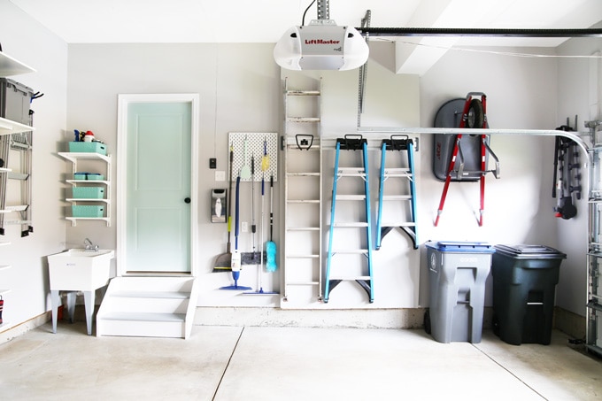 House-wall-of-organized-garage