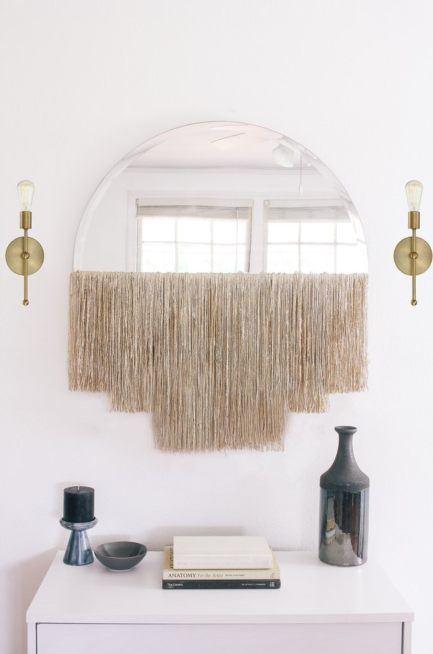Boho-mirror-wall-decorating-idea