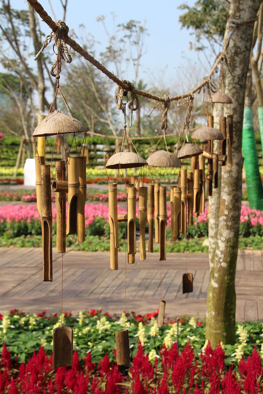 Wind-chimes-bamboo-waipu-charm