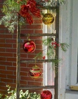 Christmas-ladder-with-glass-ornaments-280489883022736186