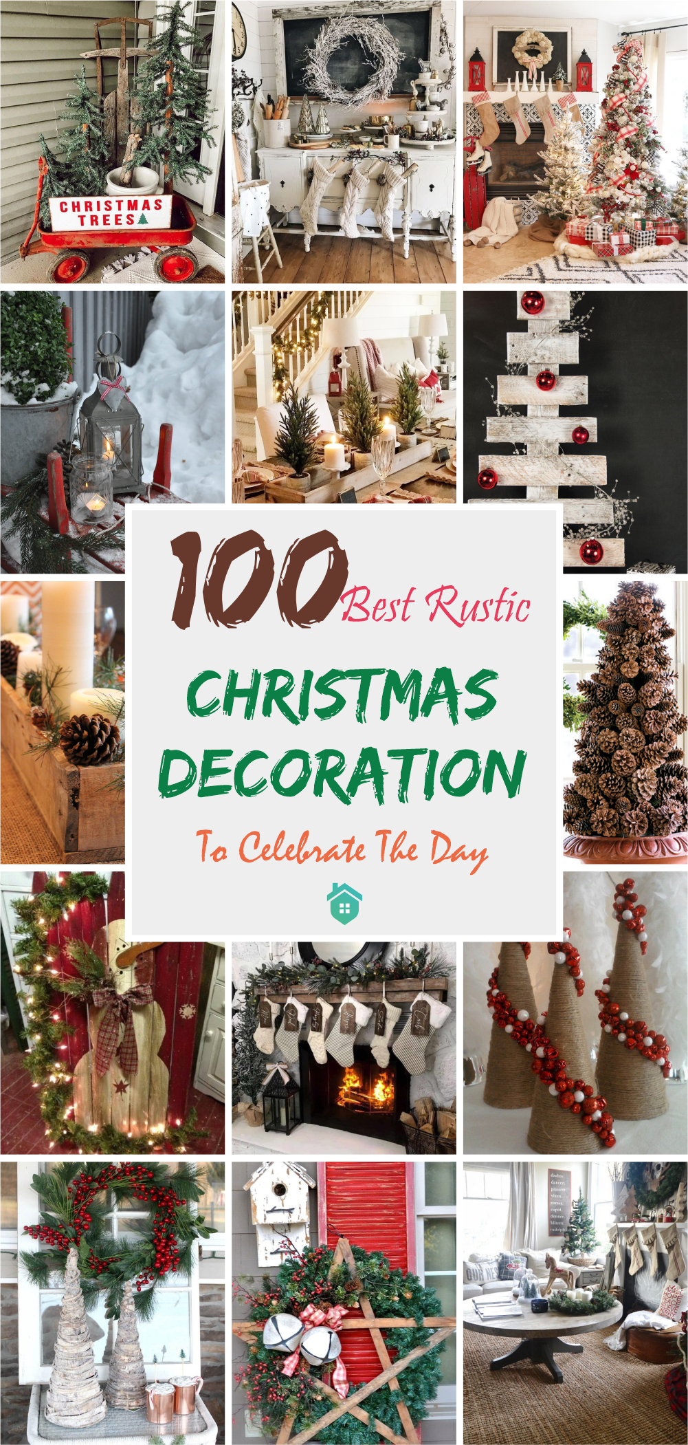 100 best rustic christmas decoration to celebrate the day5