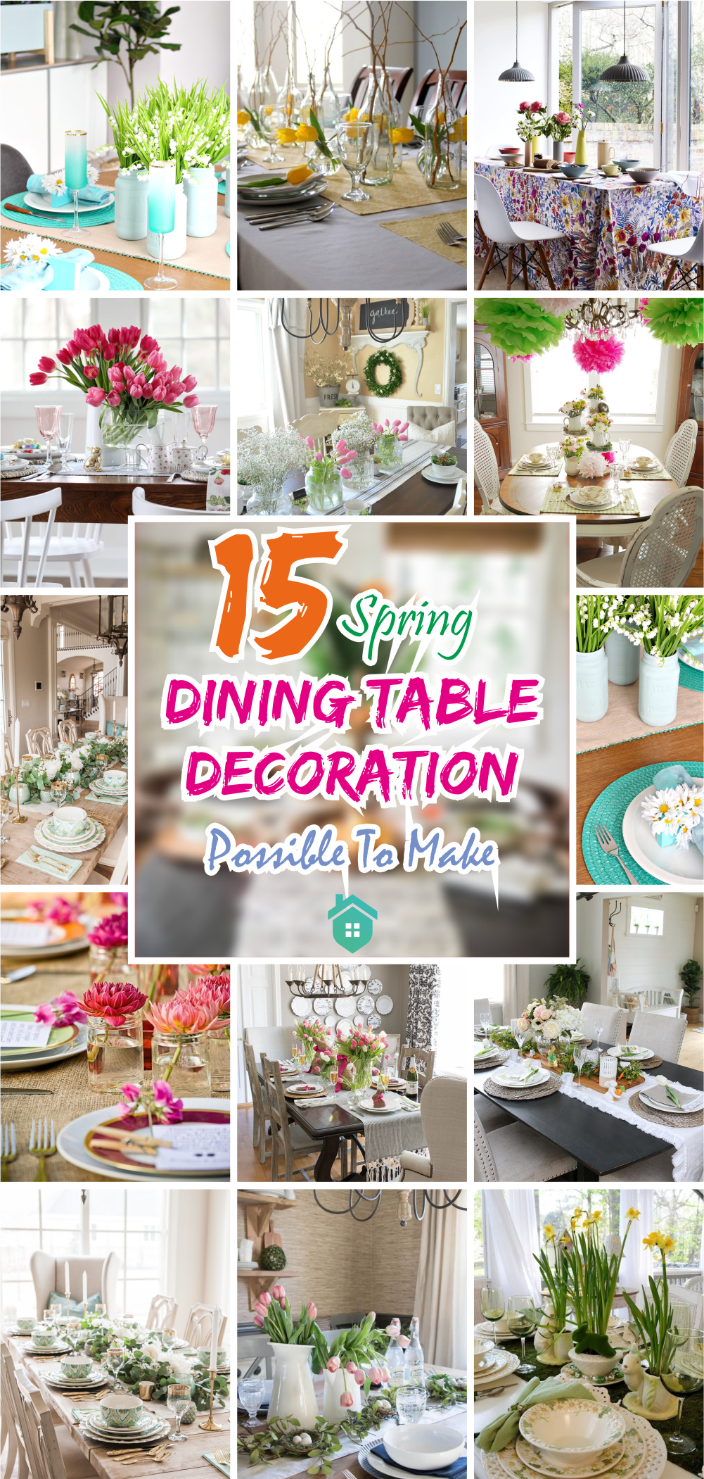 15 spring dining table decoration possible to make5