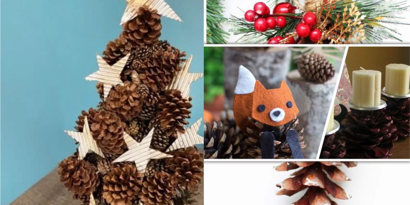 20 any craft ideas you can make by using pine cone