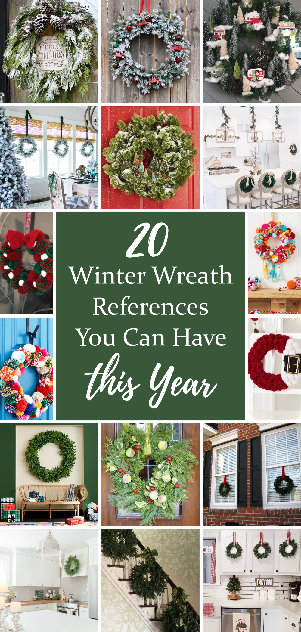 20 winter wreath references you can have this year xx