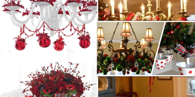 25 christmas chandelier to beautify your decoration