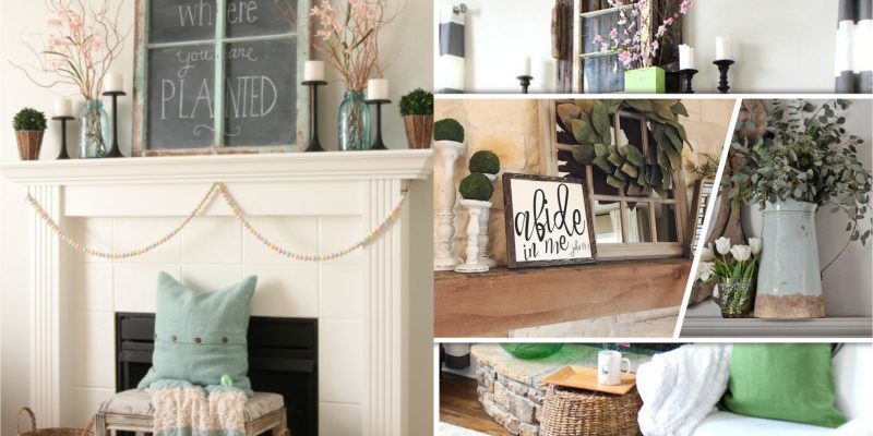 25 mantel designs to welcome spring season