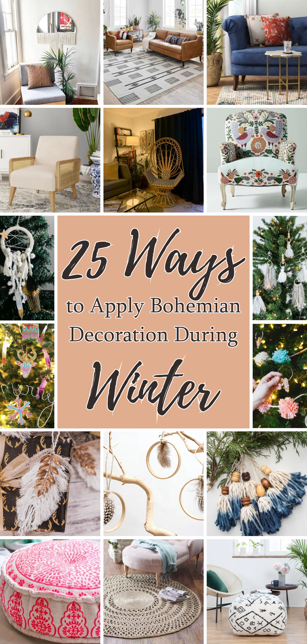 25 ways to apply bohemian decoration during winter 1