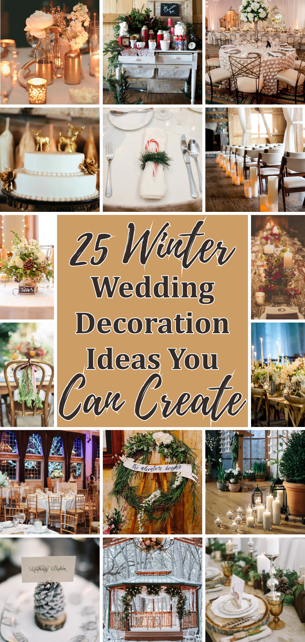 25 winter wedding decoration ideas you can create 1