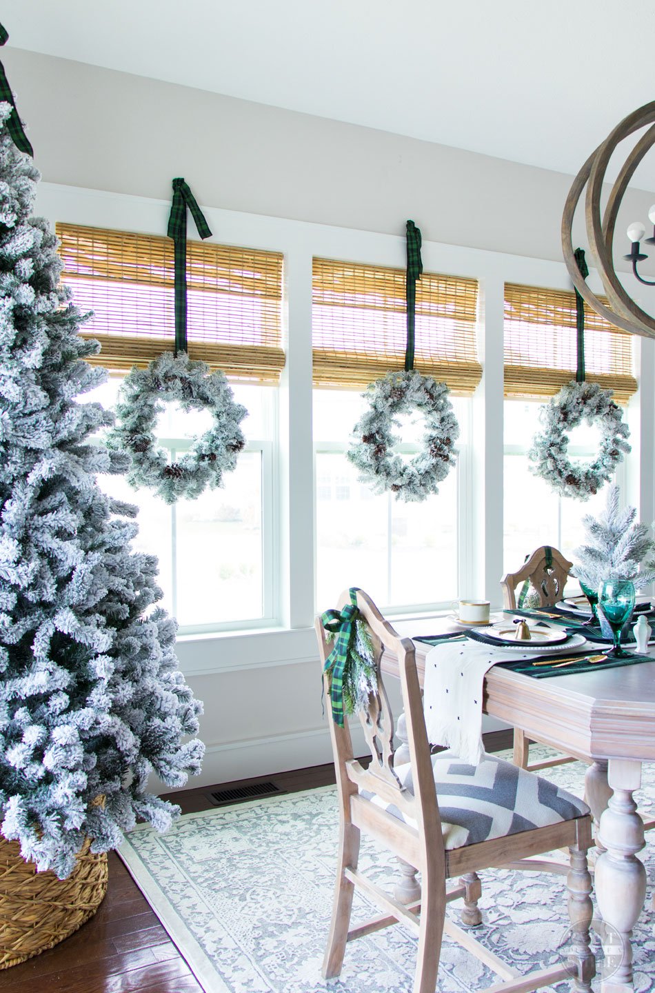 3-3-flocked-wreaths-hanging-windows-christmas