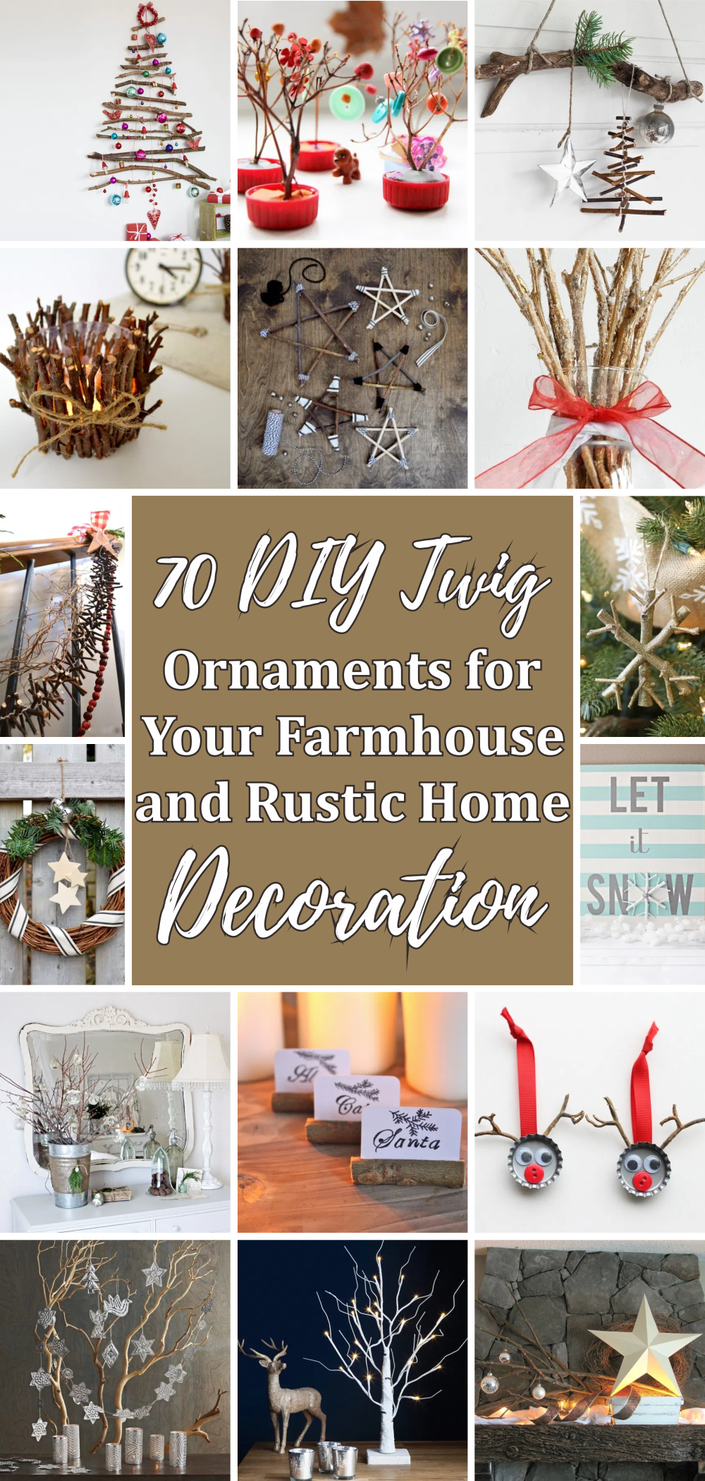70 diy twig ornaments for your farmhouse and rustic home decoration 1
