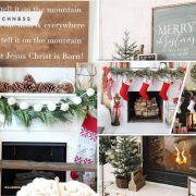 75 christmas mantel designs that proper for your living room fi
