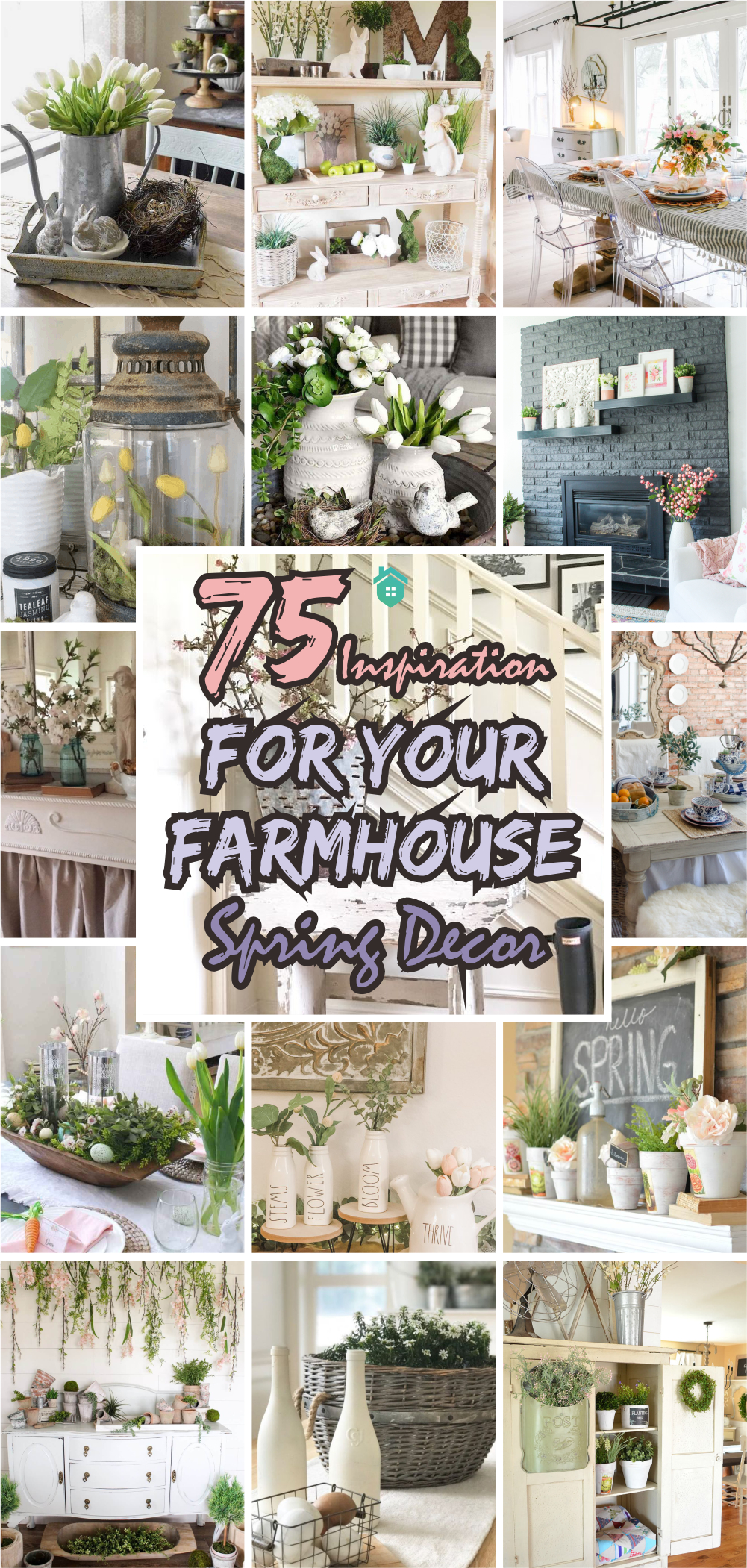 75 inspiration for your farmhouse spring decor5