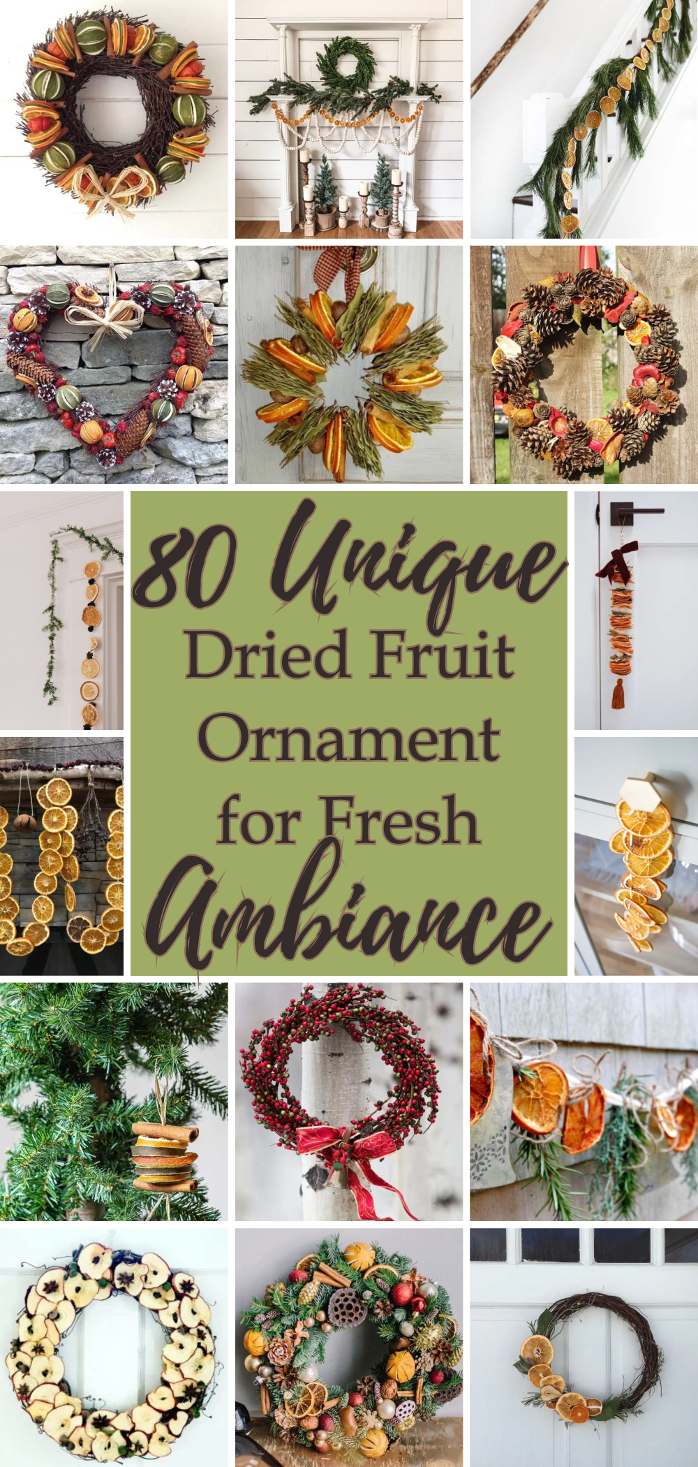 80 unique dried fruit ornament for fresh ambiance 1