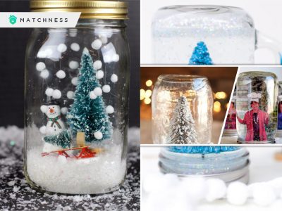 90 pretty mason jar snow globe for your winter ornament