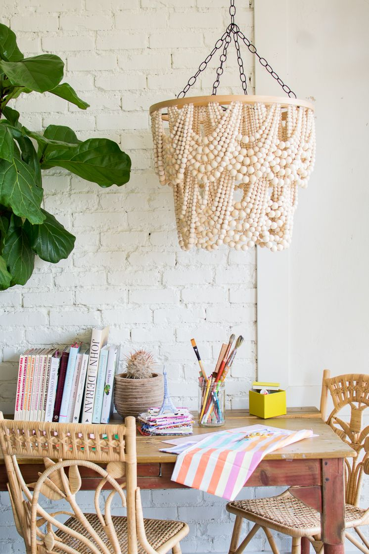 Bohemain-decorations-diy-beaded-chandelier-via-thehousethatlarsbuilt