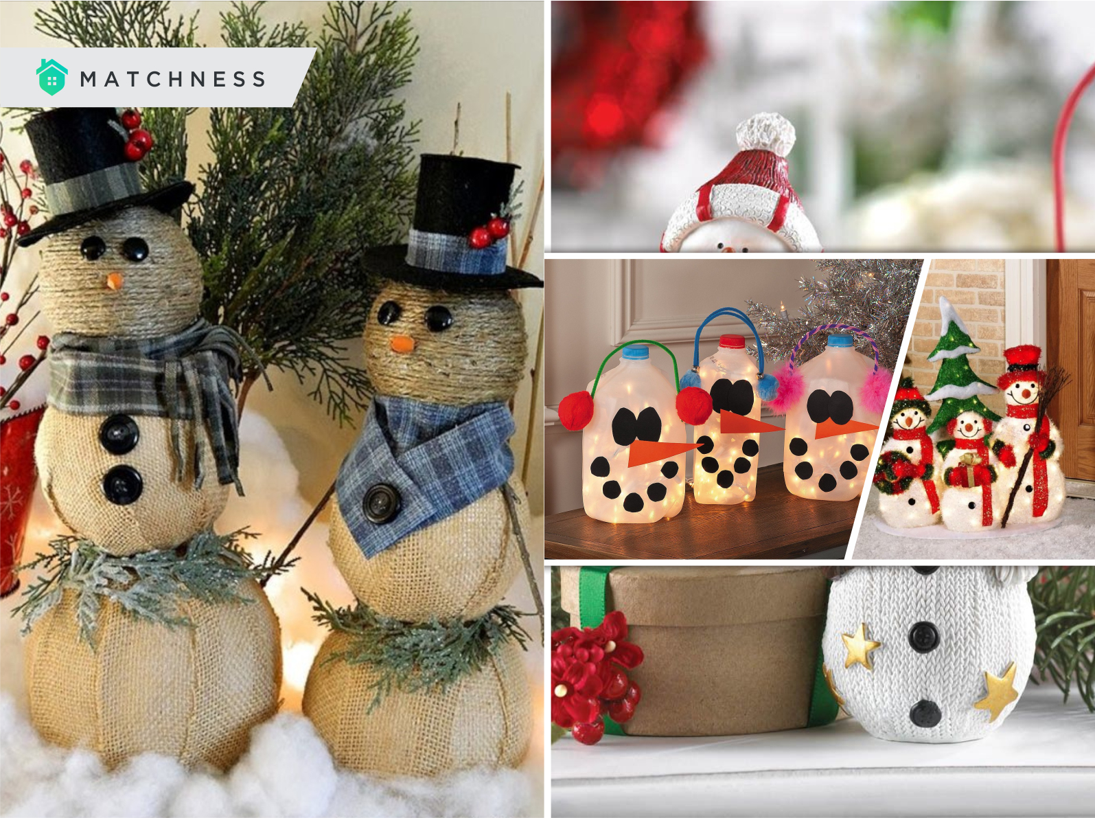 55 Cute Snowmen Ornaments for Your Christmas Home Decor - Matchness.com