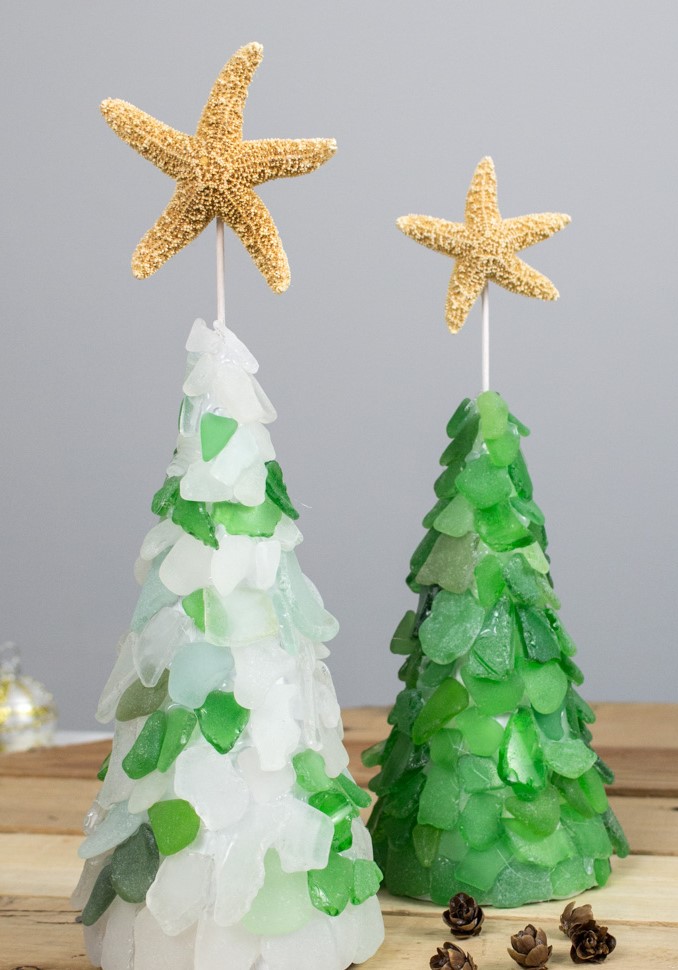 Diy-seaglass-christmas-tree-decor-1