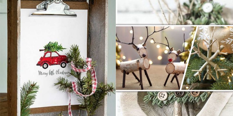 Diy twig ornaments for your farmhouse and rustic home decoration