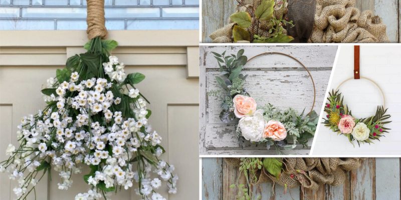Pretty diy spring wreath ideas