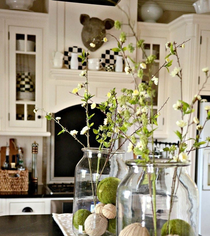 Spring-island-jar-vignette-an-easy-way-to-add-big-decor-value-to-an-island-stonegableblog.com_