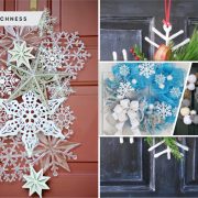 Snowflake wreath craft to be your winter ornament