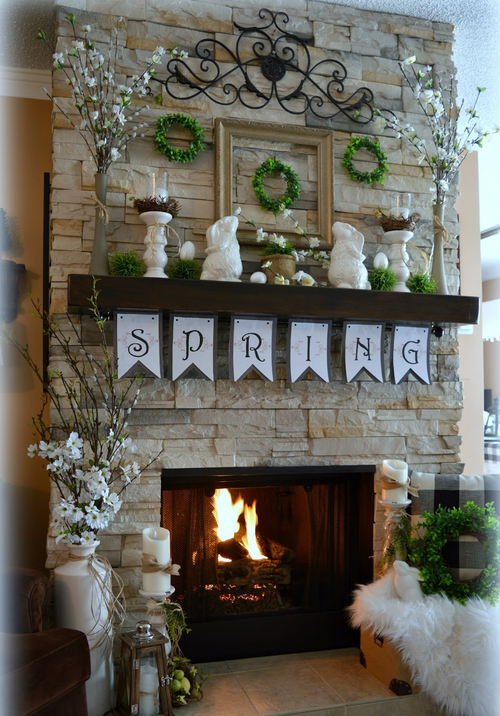 Spring-mantle-and-hearth-