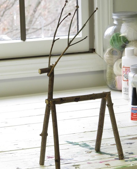 Twig-reindeer