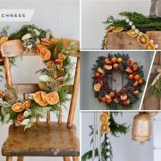 Unique dried fruit ornament for fresh ambiance