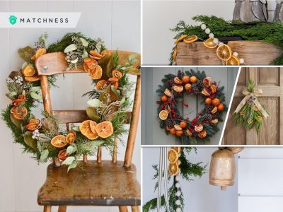 Unique dried fruit ornament for fresh ambiance