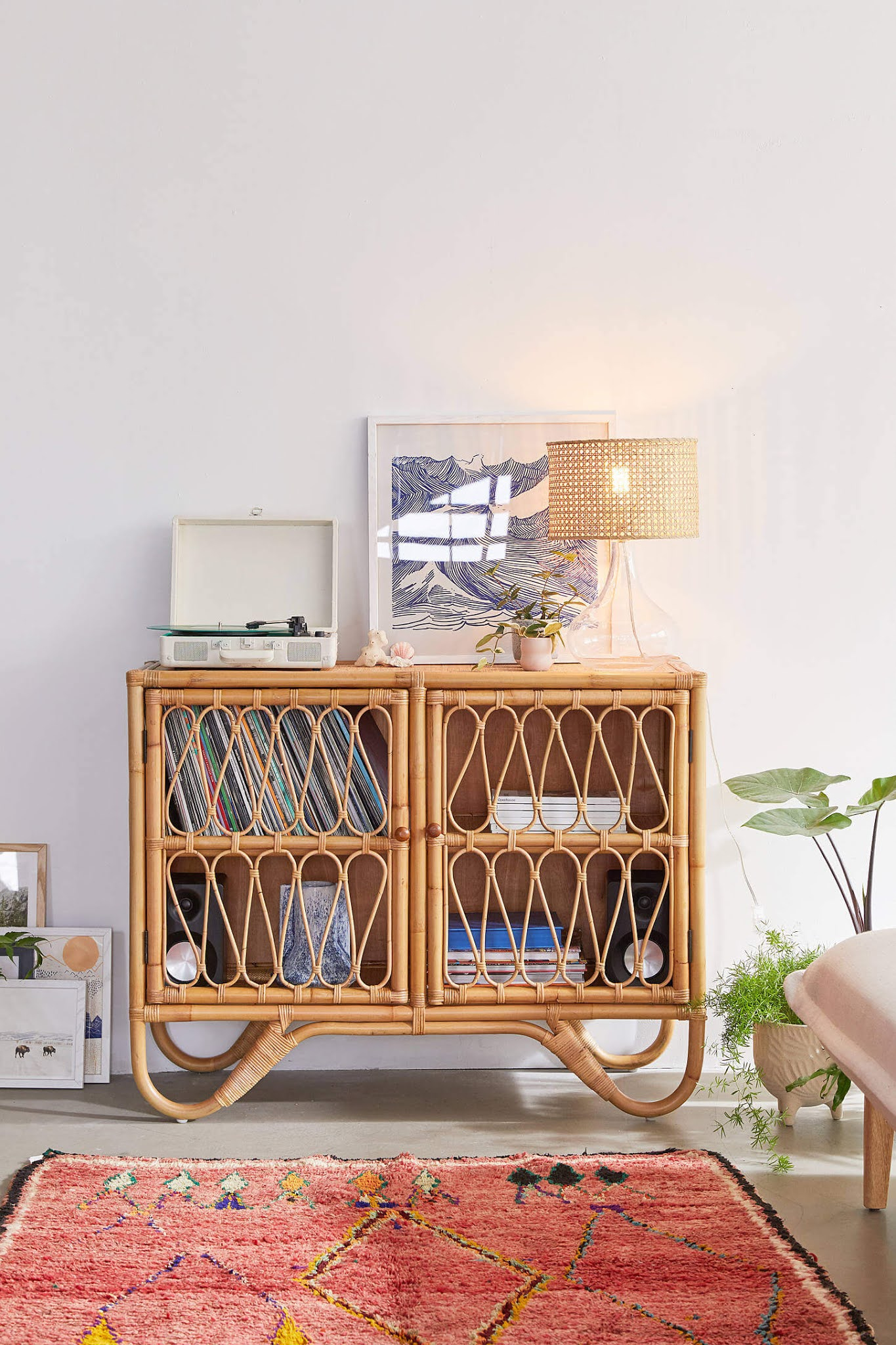 Melody rattan storage cabinet - 3