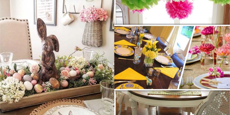 15 spring dining table decoration possible to make