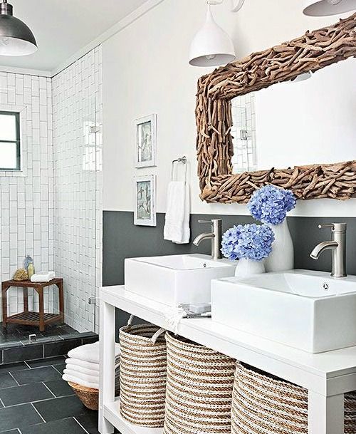 18-driftwood-bathroom-mirror-frame-can-be-handmade-to-give-your-bathroom-a-coastal-look