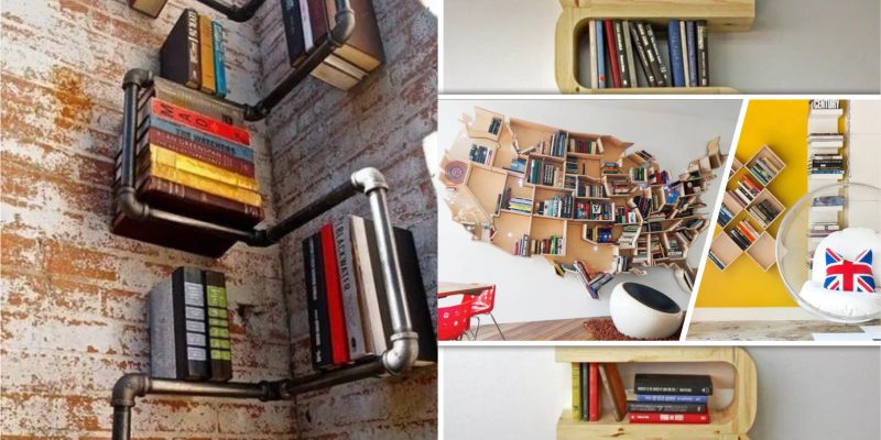 20 best ways to re-style your boring bookshelf 5