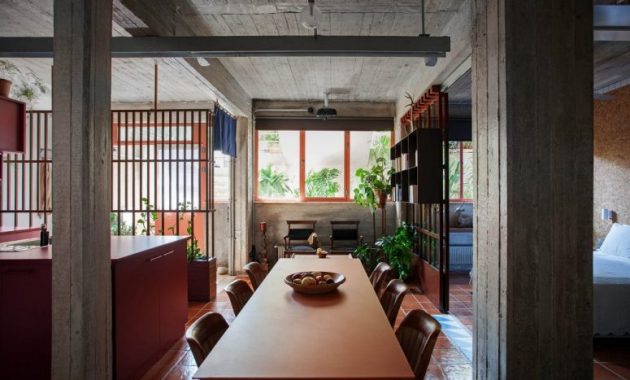 Apartment renovation done in bold shades and in realistic style 1