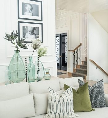 Beautiful spring home decor with faux and fresh greens that anyone will love 2