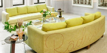 Bold seating for living room