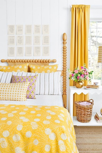 Bring spring through textile Amazeballs Spring Bedroom Decoration Ideas To Bring Mood And Fresh