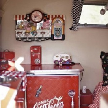 Coca cola theme Selected RV Decoration Ideas You Want To Copy This Time