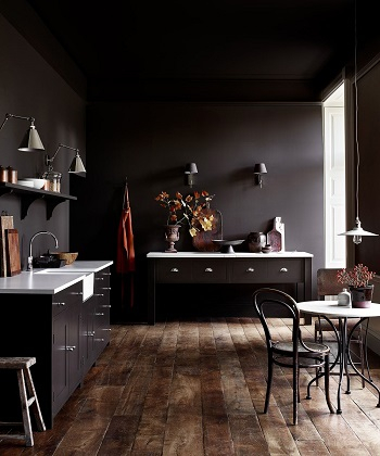 Dark drama Innovative Kitchen Design Ideas That Are All Bang On Trend 2021