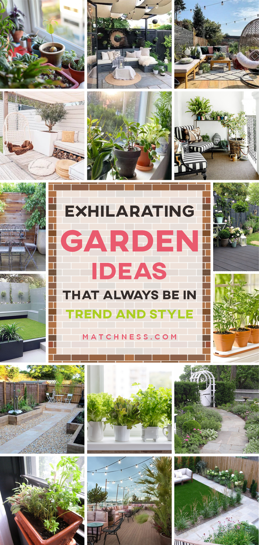 Exhilarating garden ideas that always be in trend and style 1