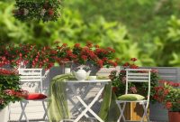 Fresh and cozy balcony area