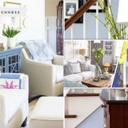 Inspiring living room spring decor with blooms and branches fi
