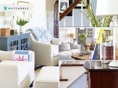 Inspiring living room spring decor with blooms and branches fi