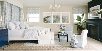 Nature-inspired bedroom
