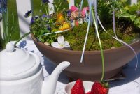Simple mini fairy garden