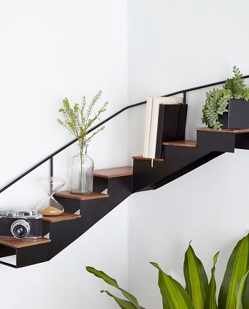 Staircase corner shelf Transformable Pieces As Smart Furniture To Make Your Living Feel Larger Than Life