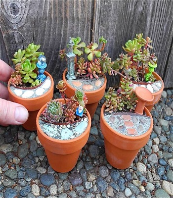 The real mini garden Ultra-Gorgeous Miniature Fairy Garden Design That Is Trendy For Backyards And Anywhere