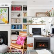 You can style your empty fireplace by using these 75 ideas fi