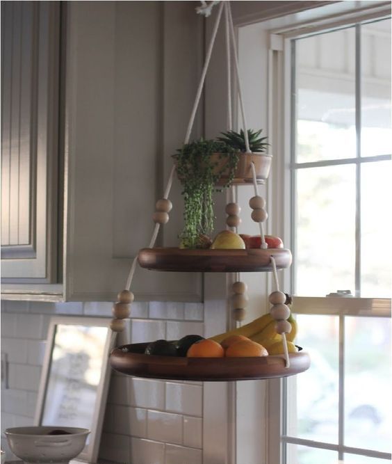 2-14-a-fun-hanging-shelf-for-fruit-with-beads-and-ropes-and-some-succulents-on-top-is-a-cute-and-easy-idea