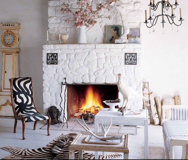 All-white-stone-fireplace